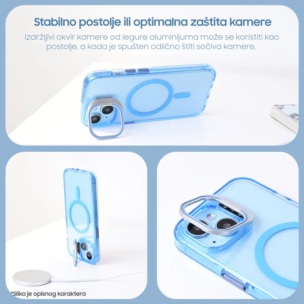 Torbica Magsafe Transparent za Iphone 13 Pro 6.1 Pink