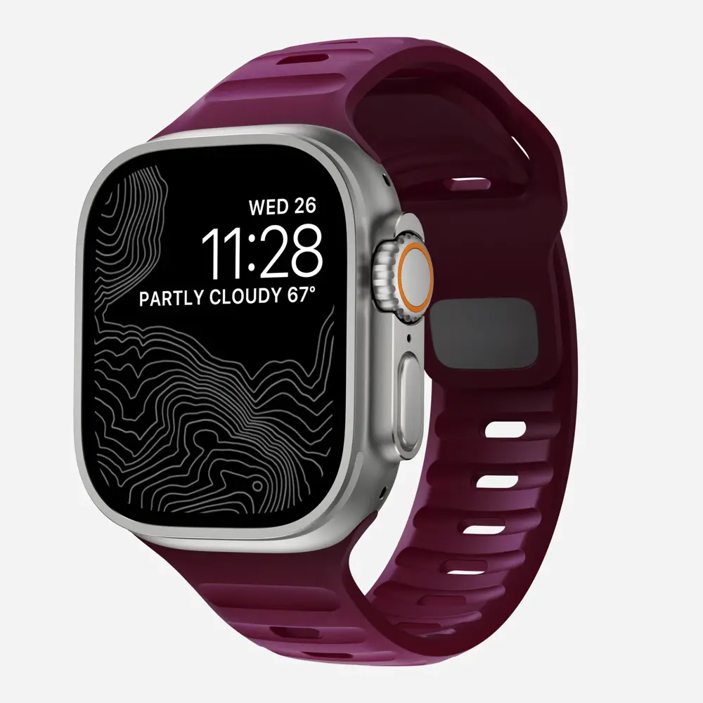 Narukvica za Apple Watch 45/49mm Bordo