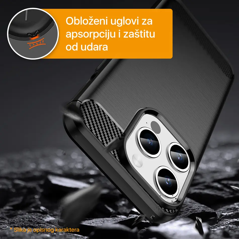 Torbica Defender Safeguard za Iphone 16 Pro Max 6.9 Crna