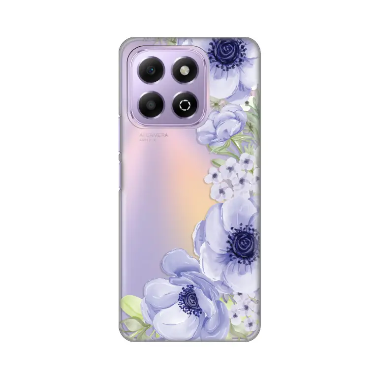 Torbica Silikonska Print Skin za Honor X6B Blue Roses