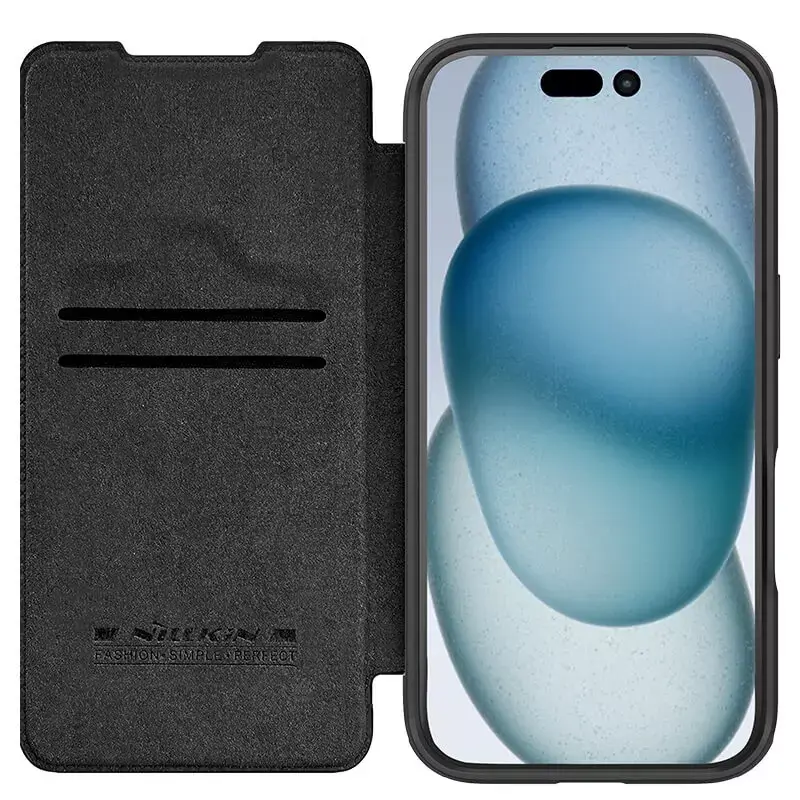 Torbica Nillkin Qin Prop za Iphone 16 Pro 6.3 Crna
