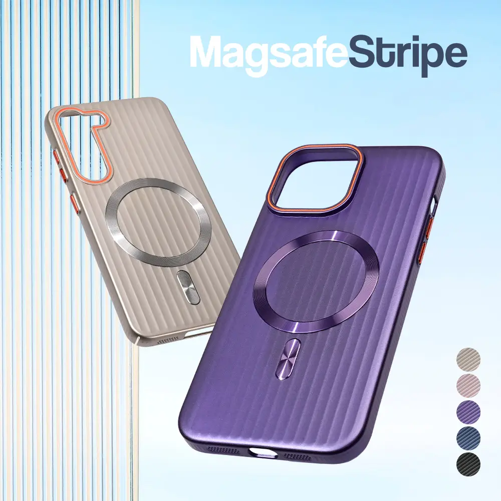 Torbica Magsafe Stripe za Iphone 16 Plus 6.7 Crna