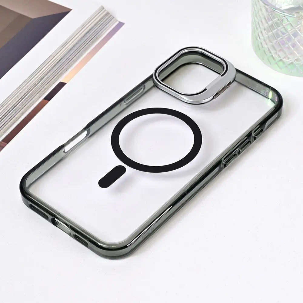 Torbica Magsafe Transparent za Iphone 16 Plus 6.7 Crna