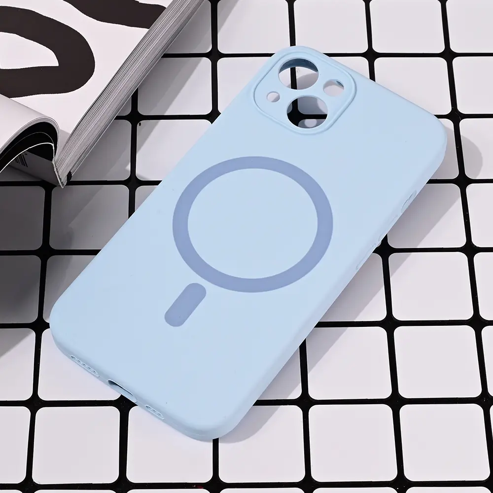 Torbica Magsafe Pure Color za Iphone 14 6.1 Svetlo Plava
