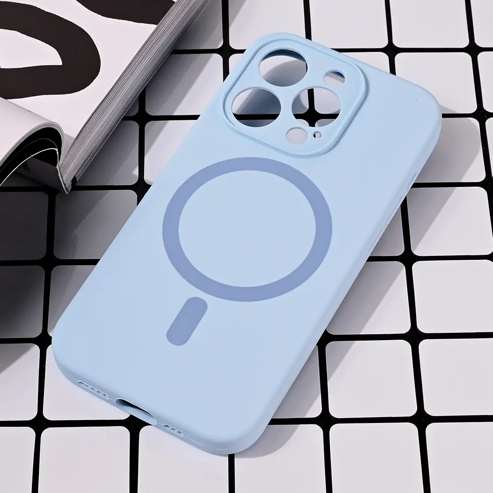 Torbica Magsafe Pure Color za Iphone 15 Pro 6.1 Svetlo Plava