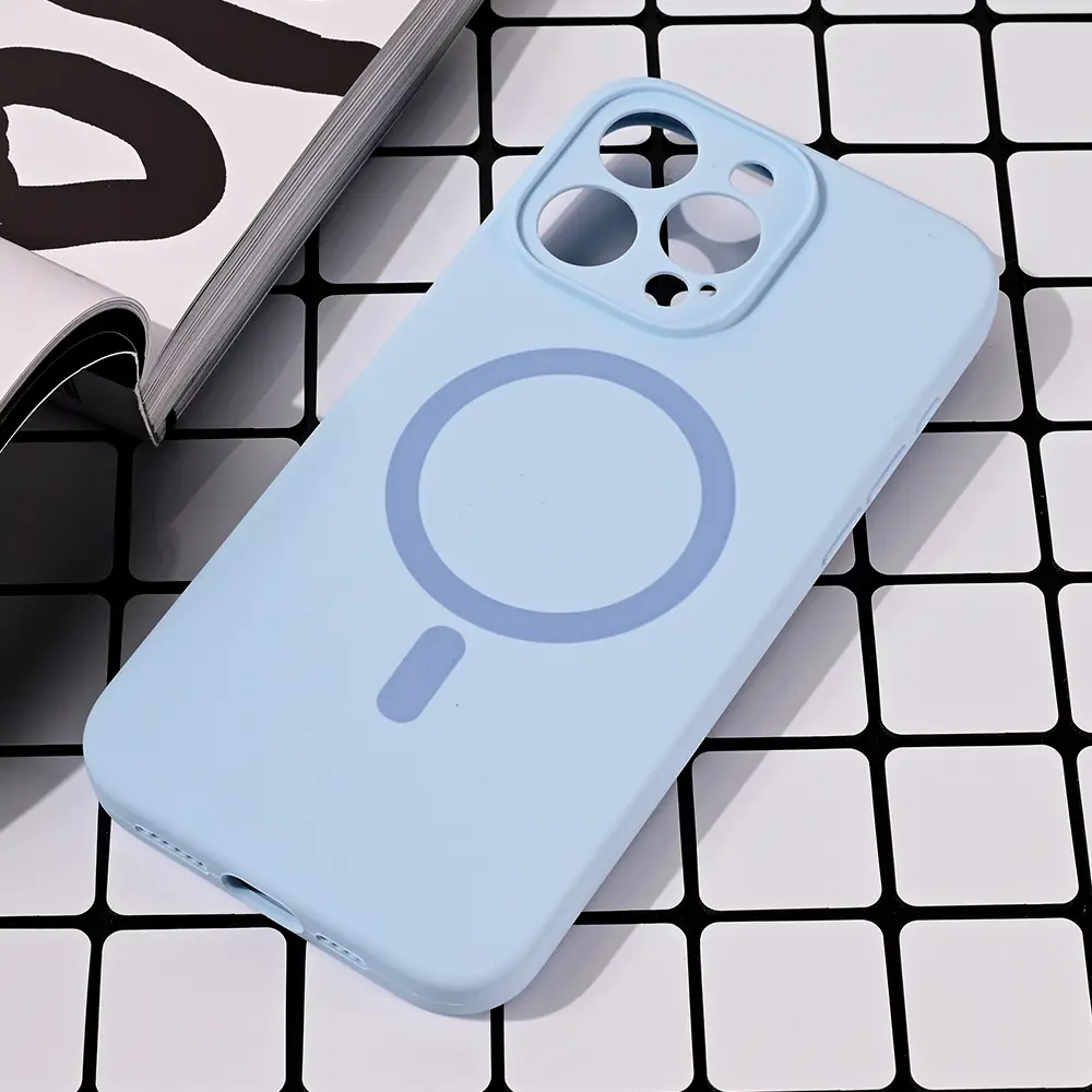 Torbica Magsafe Pure Color za Iphone 15 Pro Max 6.7 Svetlo Plava