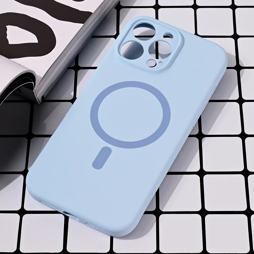 Torbica Magsafe Pure Color za Iphone 16 Pro Max 6.9 Svetlo Plava