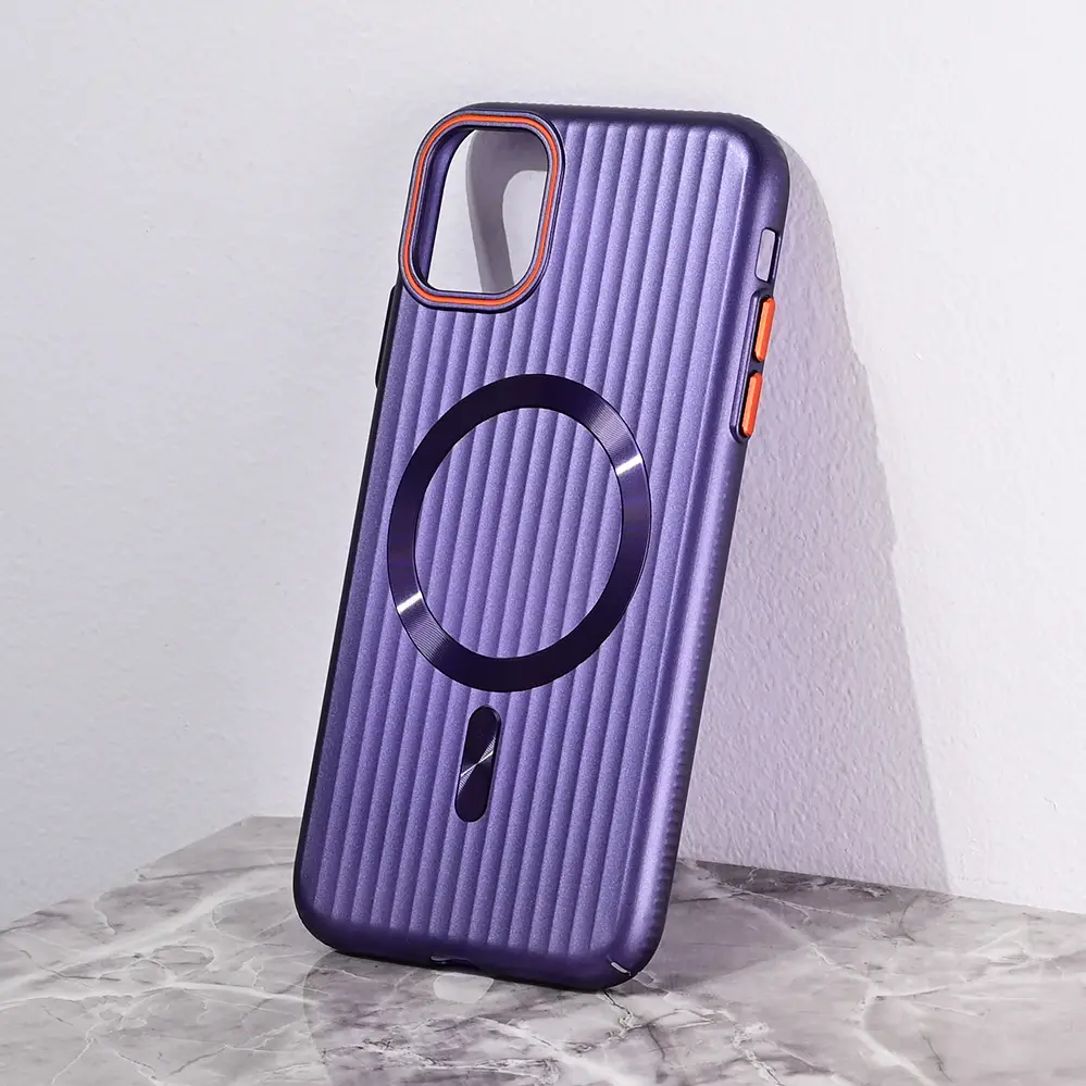 Torbica Magsafe Stripe za Iphone 11 6.1 Ljubicasta