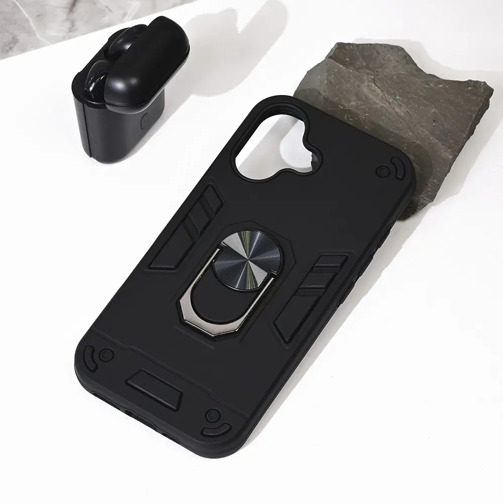 Torbica Hard Ring za Iphone 16 6.1 Crna