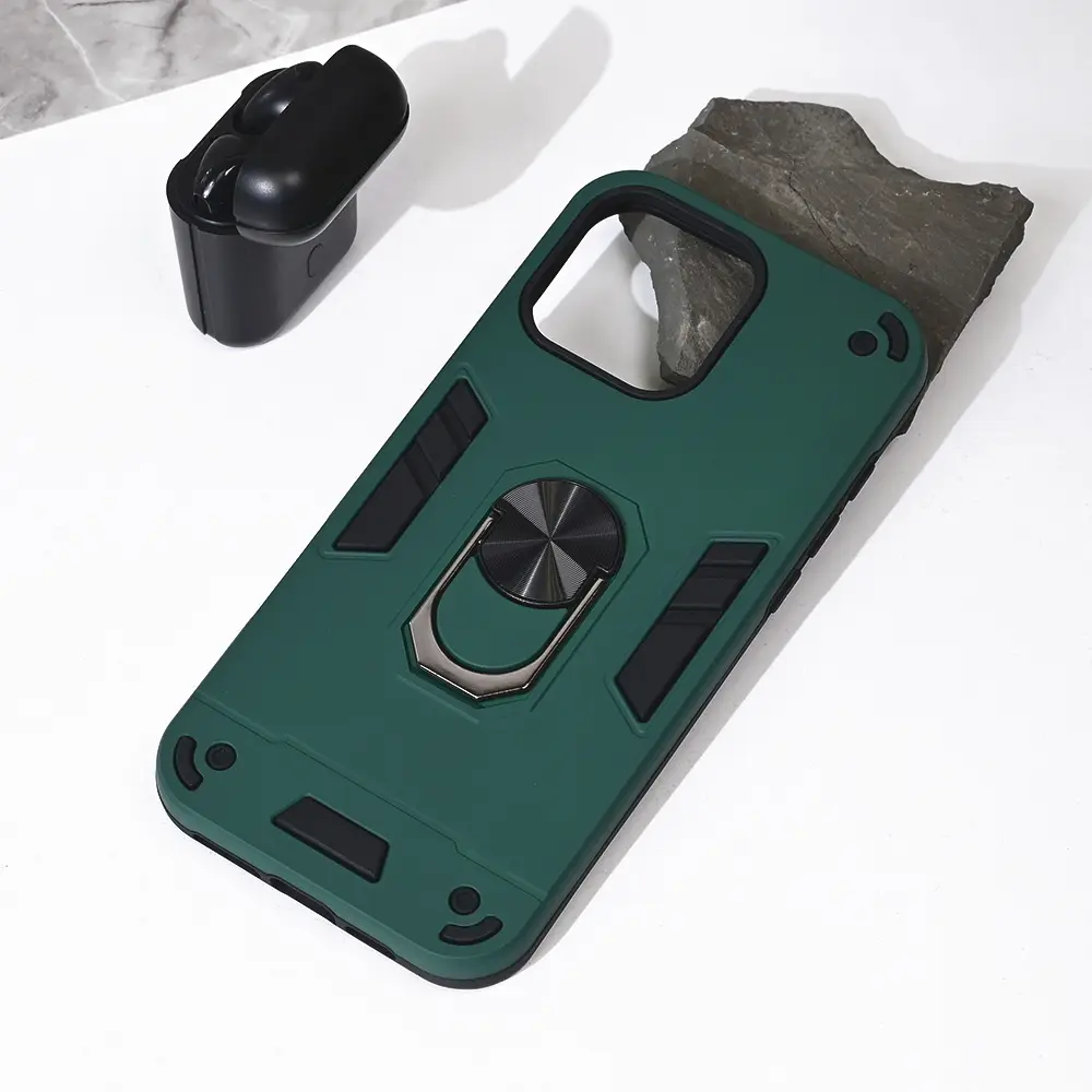 Torbica Hard Ring za Iphone 16 Pro Max 6.9 Tamno Zelena