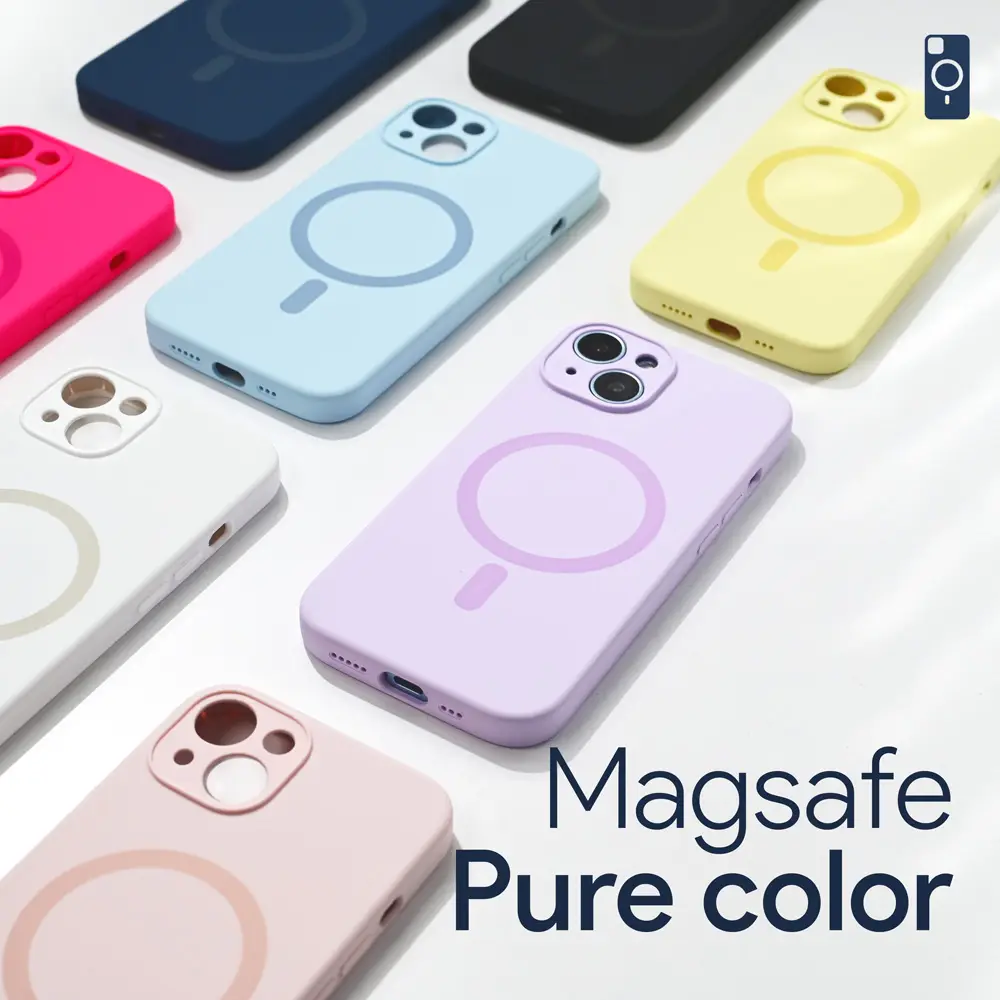Torbica Magsafe Pure Color za Iphone 12 6.1 Lila