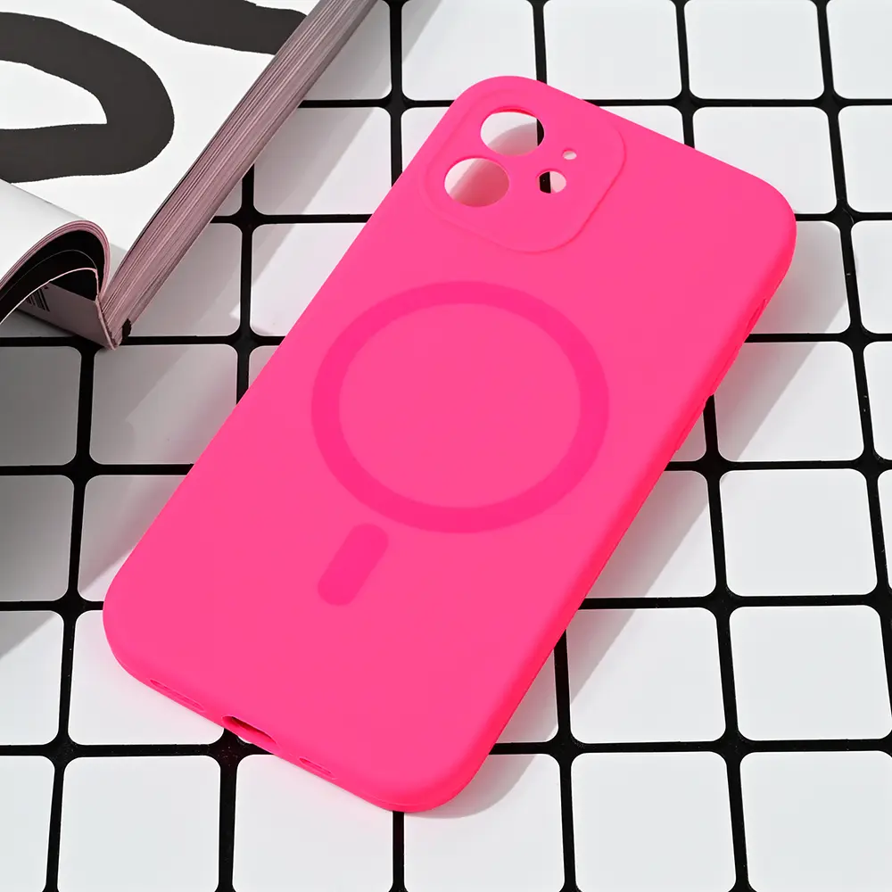 Torbica Magsafe Pure Color za Iphone 12 6.1 Pink