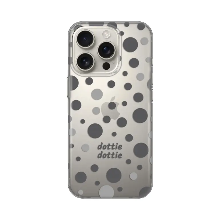Torbica Silikonska Print Skin za Iphone 16 Pro 6.3 Dottie Dottie Gray
