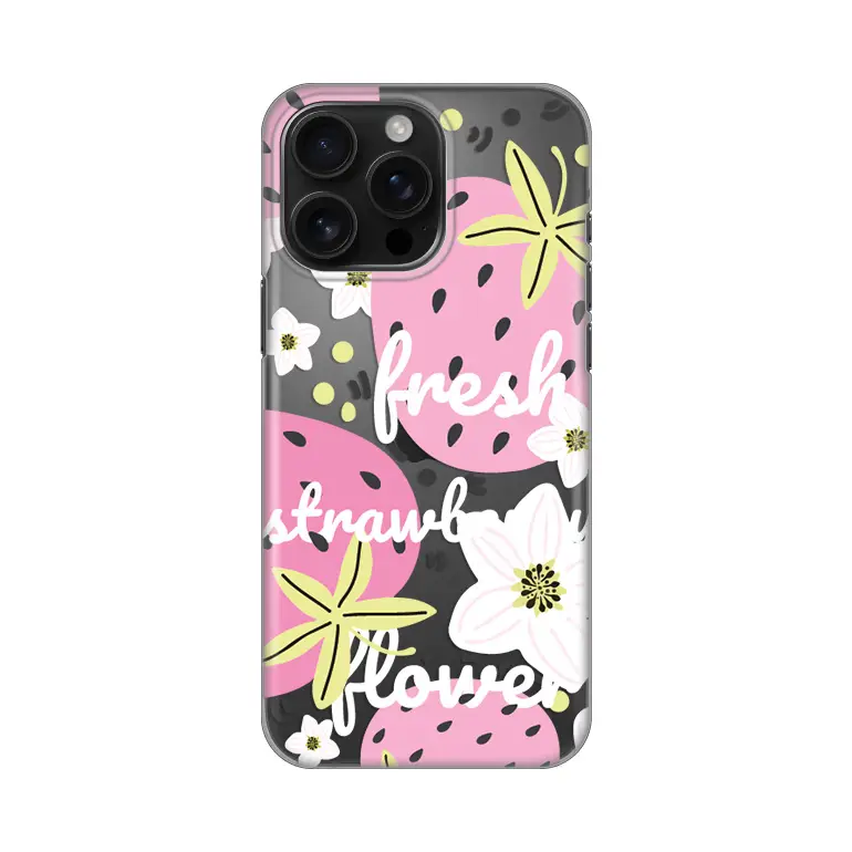 Torbica Silikonska Print Skin za Iphone 16 Pro Max 6.9 Fresh Pink