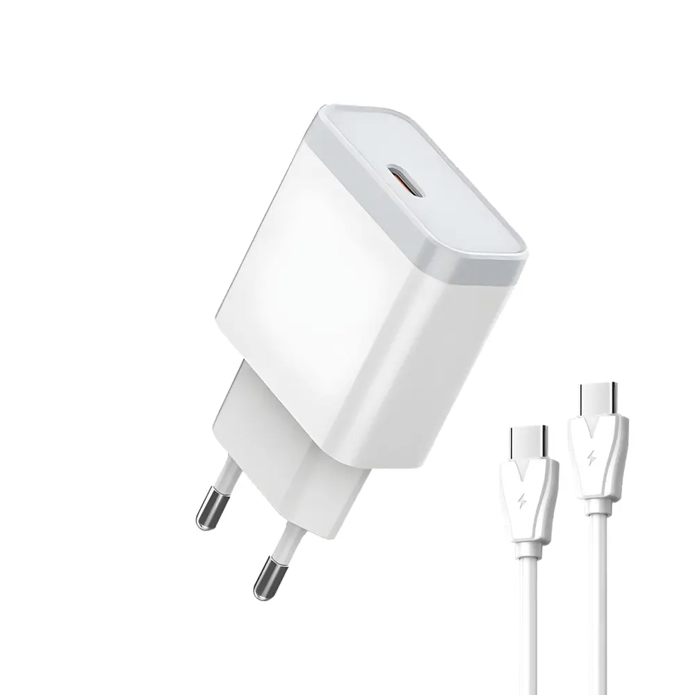 Kucni Punjac Ldnio Q122 PPS Pd, 27W sa Type C na Type C Kablom Beli
