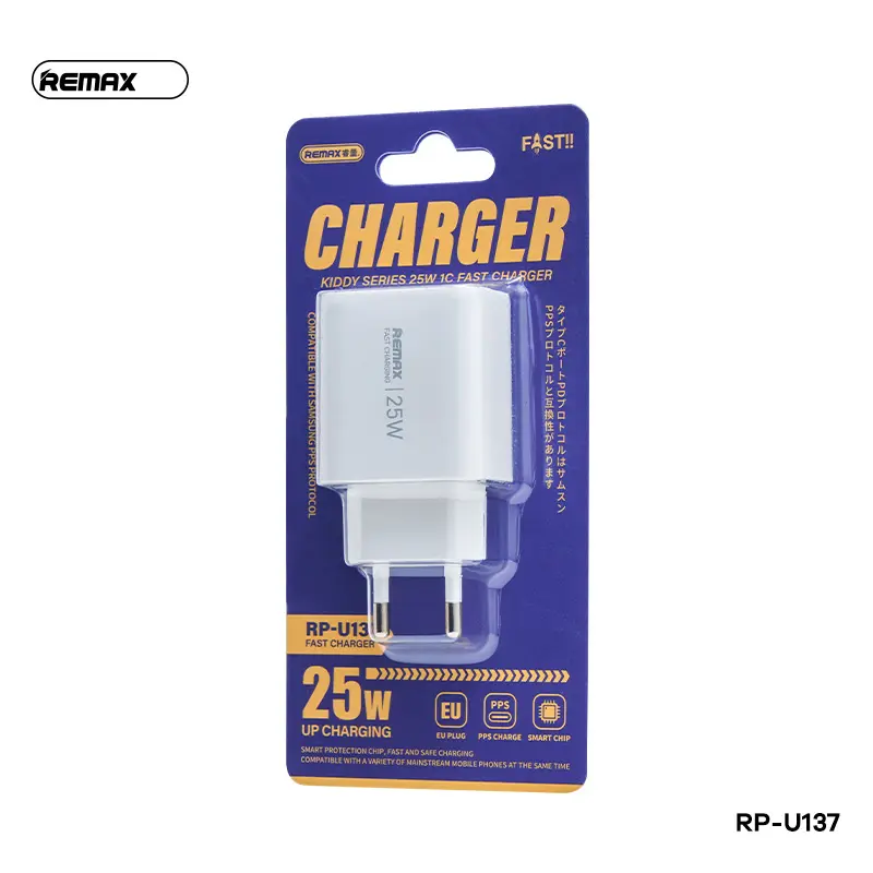Kucni Punjac Remax Kiddy Series 25W 1C Fast Rp-u137 Beli