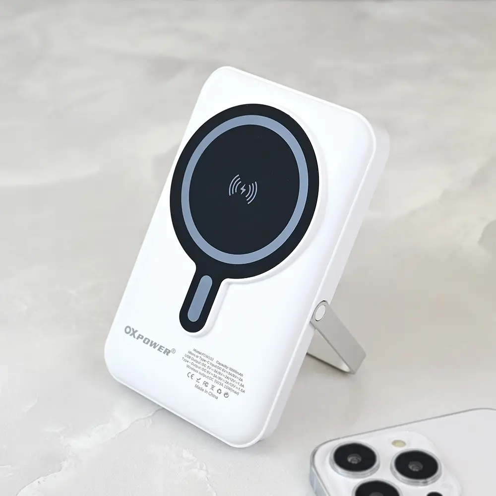 Power Bank Prenosiva Baterija Magsafe Oxpower PD W102 10000mah Bela