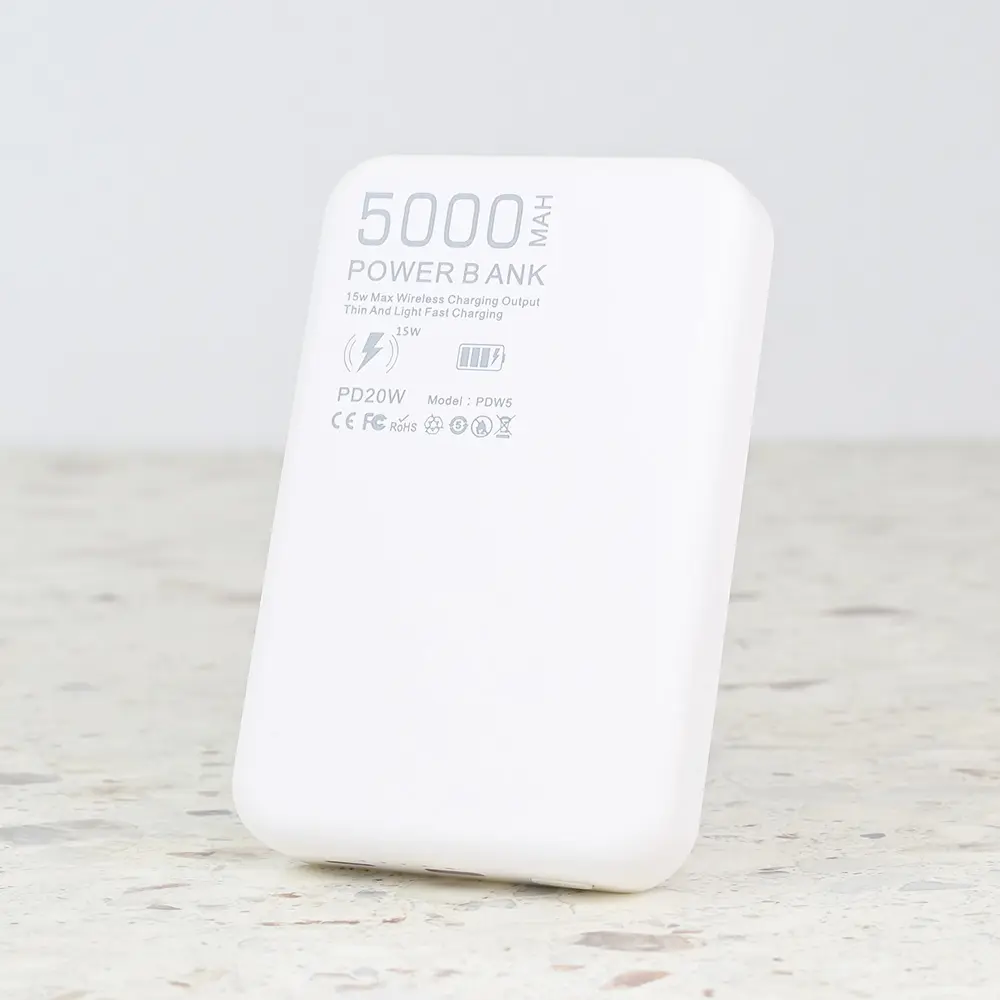 Power Bank Prenosiva Baterija Magsafe Oxpower PD W5 5000mah Bela
