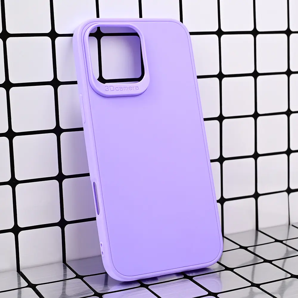 Torbica 3D Camera za Iphone 16 Pro Max 6.9 Ljubicasta