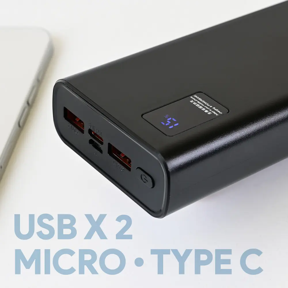 Power Bank Prenosiva Baterija Oxpower PD22 20000mah Crna