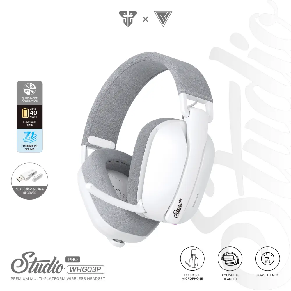 Bluetooth Slusalice Fantech WHG03 PRO Studio Pro Bele