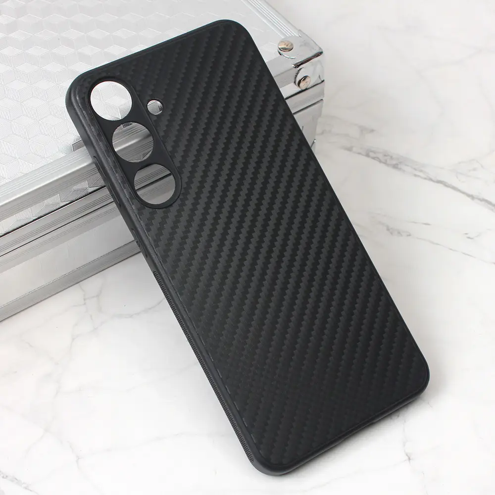 Torbica Carbon Fiber za Samsung S721B Galaxy S24 FE Crna