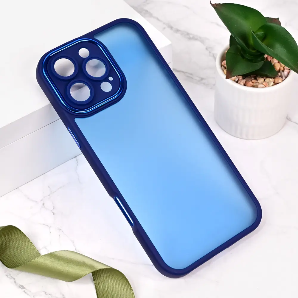 Torbica Shining Camera za Iphone 16 Pro Max 6.9 Plava