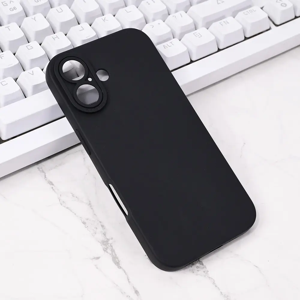 Torbica Silikon Pro Camera za Iphone 16 6.1 Crna