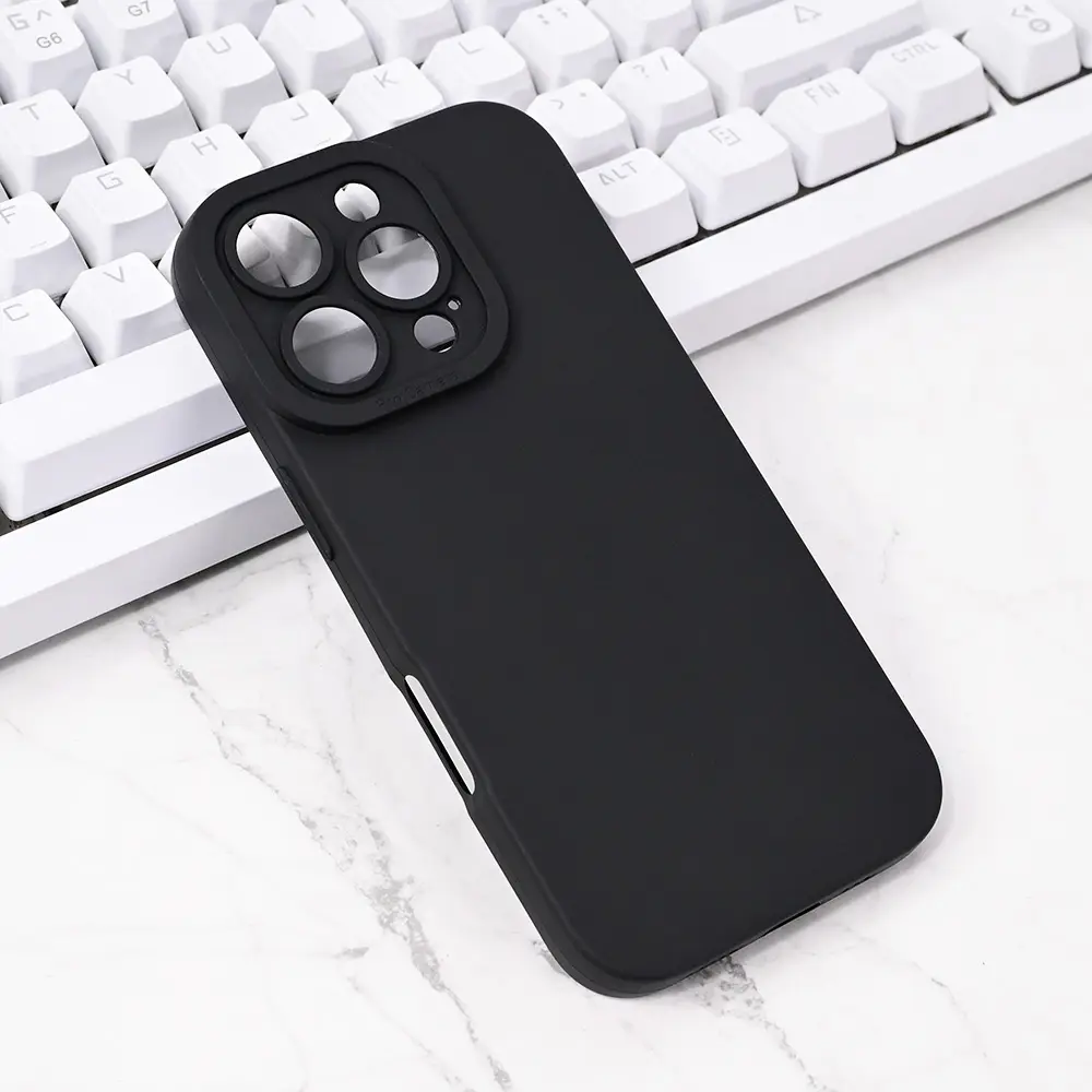 Torbica Silikon Pro Camera za Iphone 16 Pro 6.3 Crna