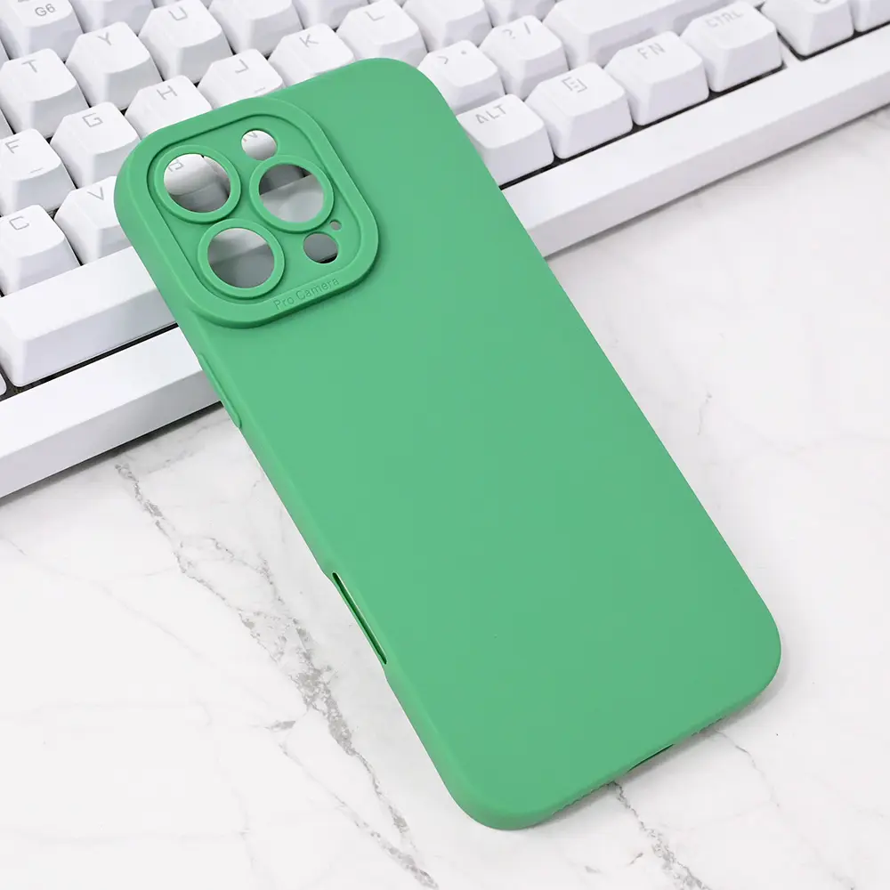 Torbica Silikon Pro Camera za Iphone 16 Pro Max 6.9 Tamno Zelena