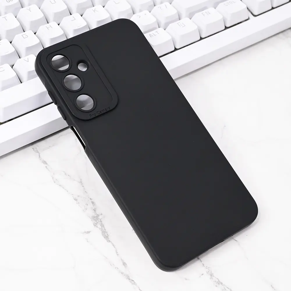 Torbica Silikon Pro Camera za Samsung A165B Galaxy A16 5G Crna