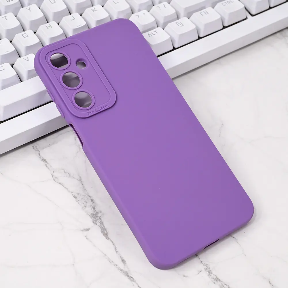 Torbica Silikon Pro Camera za Samsung A165B Galaxy A16 5G Ljubicasta