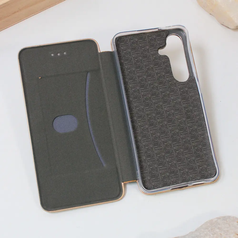 Torbica Teracell Flip Cover za Samsung S721B Galaxy S24 FE Zlatna