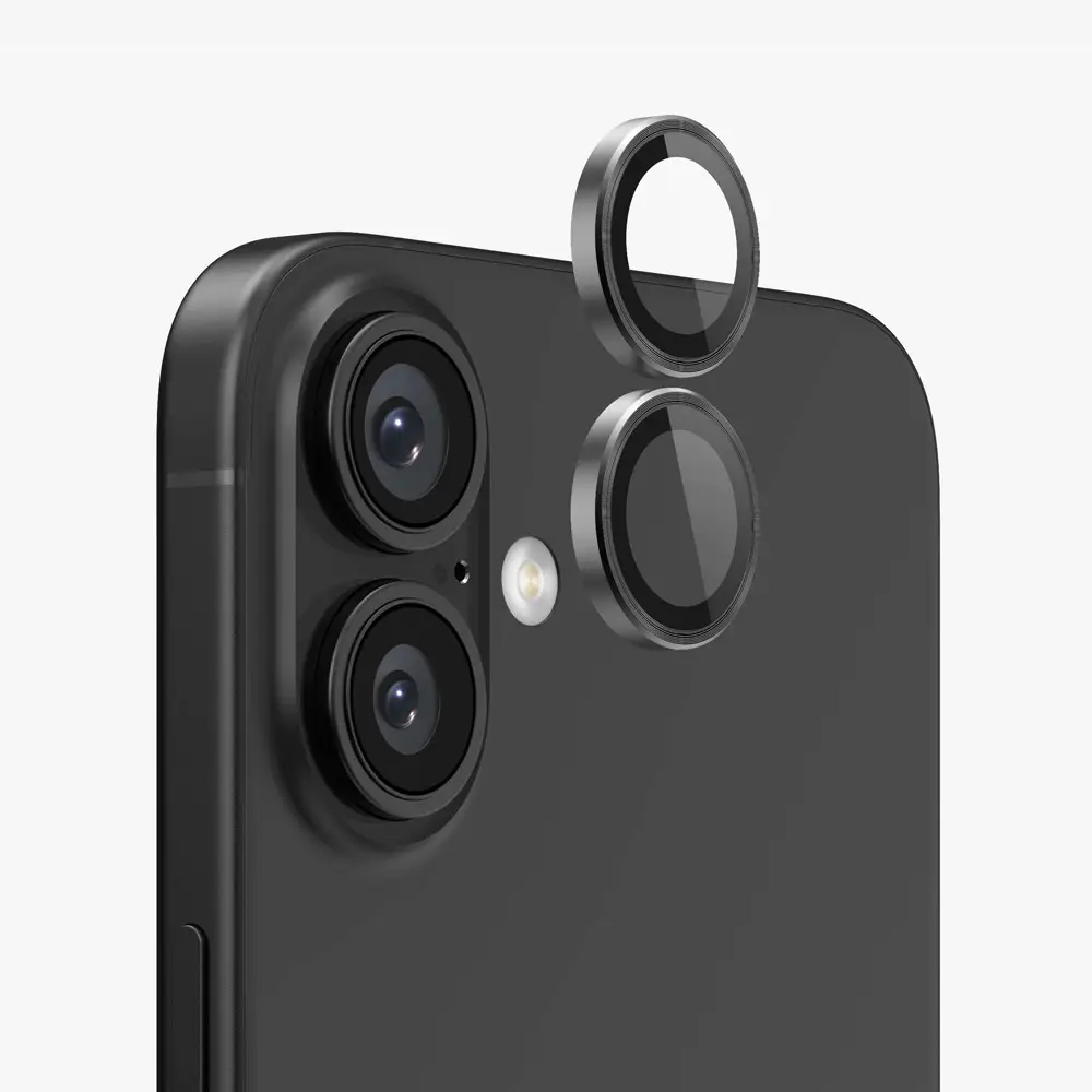 Zastita za Kameru za Iphone 16 6.1/iphone 16 Plus 6.7 Crna