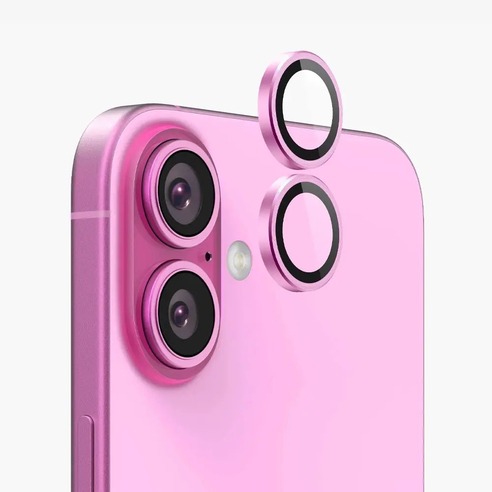 Zastita za Kameru za Iphone 16 6.1/iphone 16 Plus 6.7 Pink