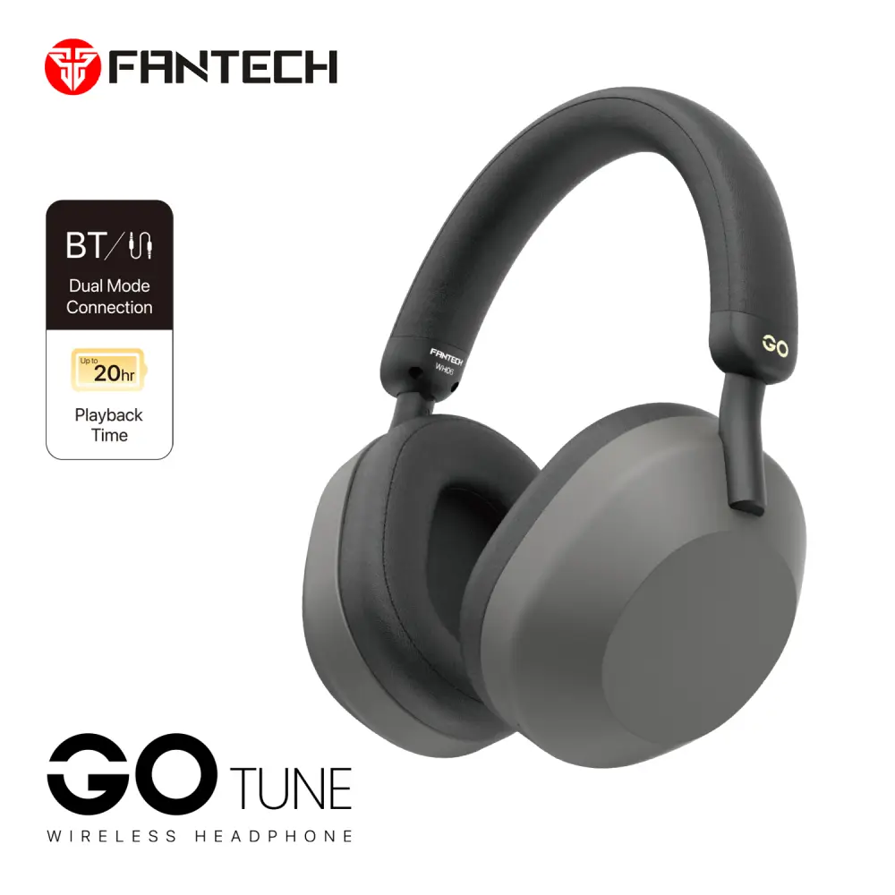 Bluetooth Slusalice Fantech GO Tune WH06 Tamno Sive