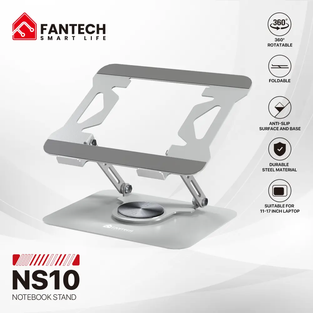 Laptop Cooler Fantech NS10 Sivi