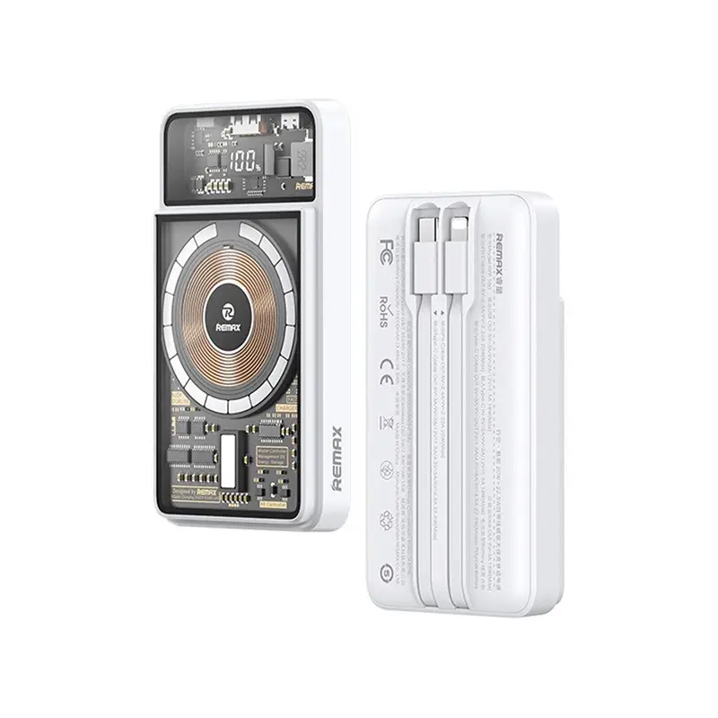 Power Bank Prenosiva Baterija Remax Phantom Series Rpp-580 PD 20w+qc 22.5w 10000mah Beli