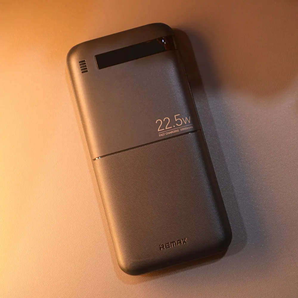 Power Bank Prenosiva Baterija Remax Piloteer Series Rpp-71 20w+22.5w Fast Charging 10000mah Crni