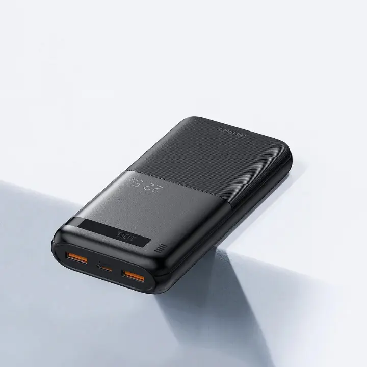 Power Bank Prenosiva Baterija Remax Piloteer Series Rpp-72 20w+22.5w Fast Charging 20000mah Crni