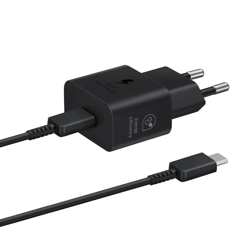 Samsung Kucni Punjac (usb Type-c) 3A 25W sa Kablom Crni (ep-t2510-nbe)