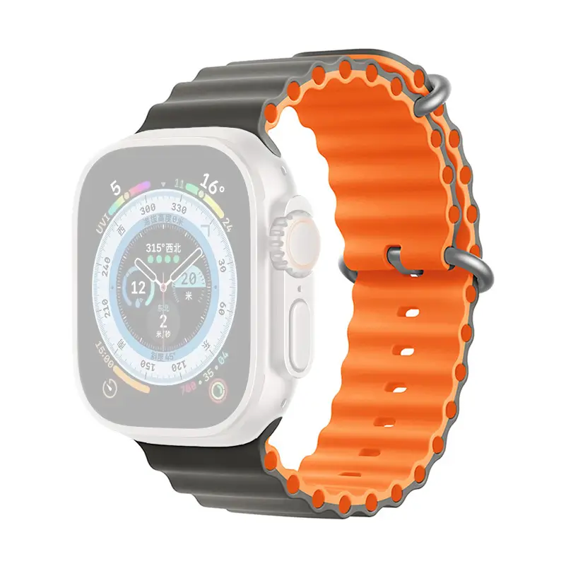 Narukvica Moye Smart Watch Ocean Strap 44/45/49mm Cury/orange