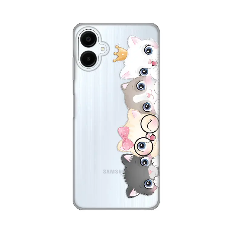 Torbica Silikonska Print Skin za Samsung A065F Galaxy A06 Cats
