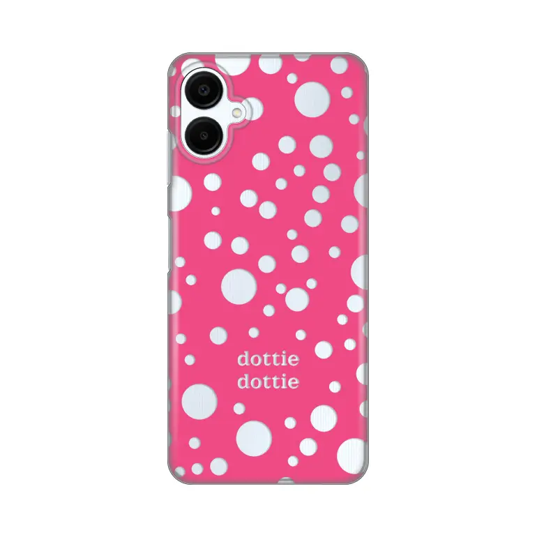 Torbica Silikonska Print Skin za Samsung A065F Galaxy A06 Dottie Dottie Pink