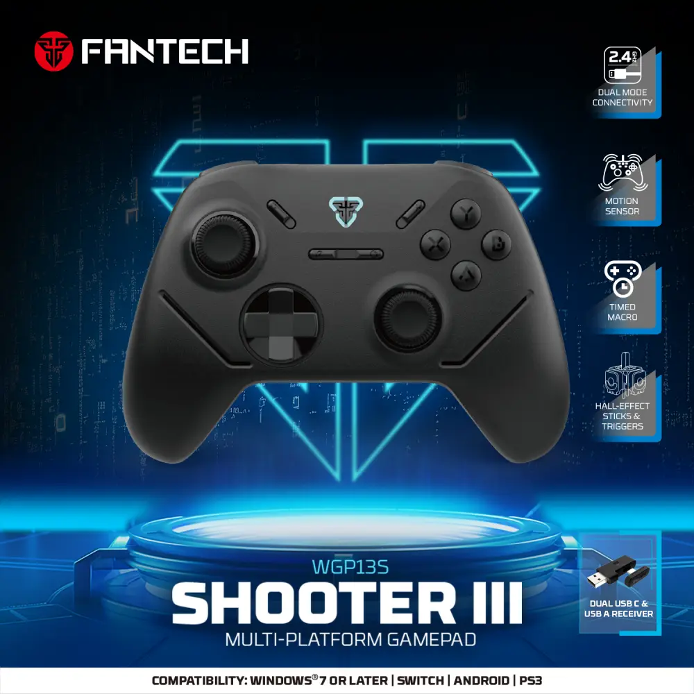 Joypad Wireless Fantech Wgp13s Shooter III Crni