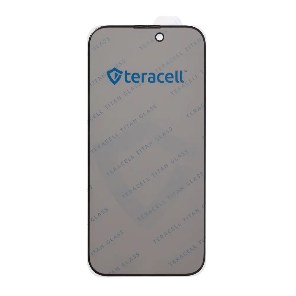 Zastitno Staklo Tempered Glass Privacy Teracell Titan 2.5d za Iphone 14 Pro Max 6.7 Crni