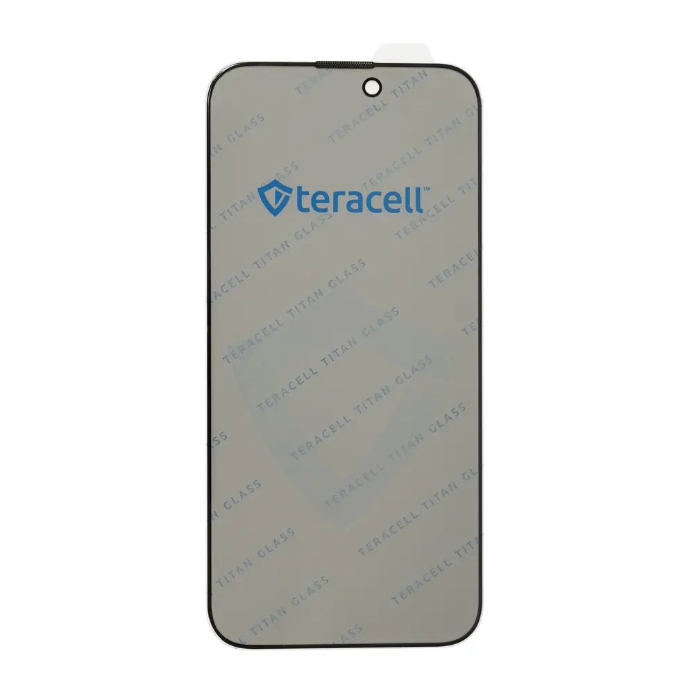 Zastitno Staklo Tempered Glass Privacy Teracell Titan 2.5d za Iphone 15/16 6.1 Crni