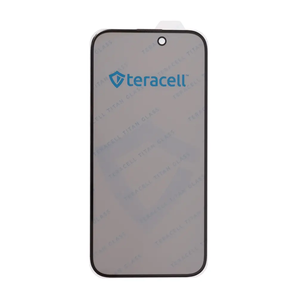 Zastitno Staklo Tempered Glass Privacy Teracell Titan 2.5d za Iphone 15 Pro 6.1 Crni