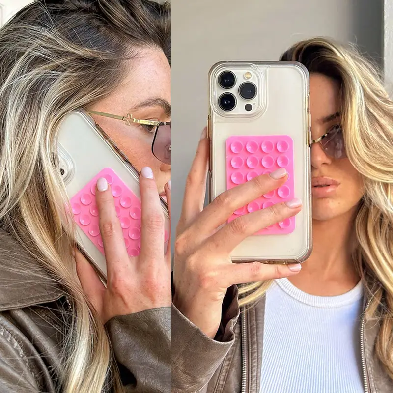 Stiker za Mobilni Telefon Octobuddy Svetlo Roze