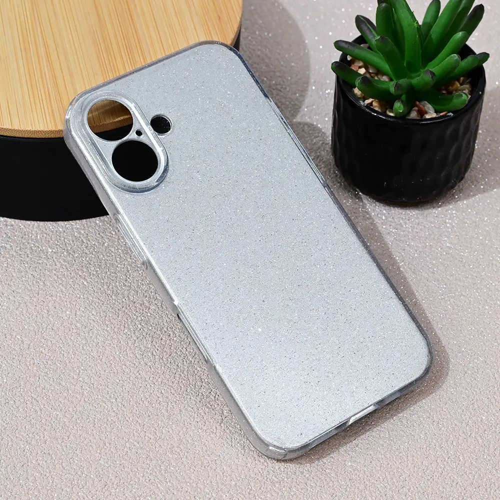 Torbica Sparkle Dust za Iphone 16 6.1 Srebrna